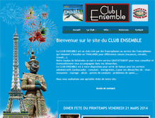 Tablet Screenshot of club-ensemble-thailande.com